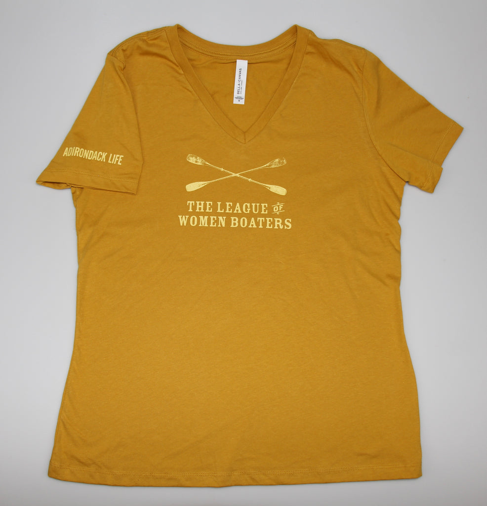 Mustard League of Women Boaters T-shirt