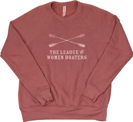 Mauve League of Women Boaters Sweatshirt