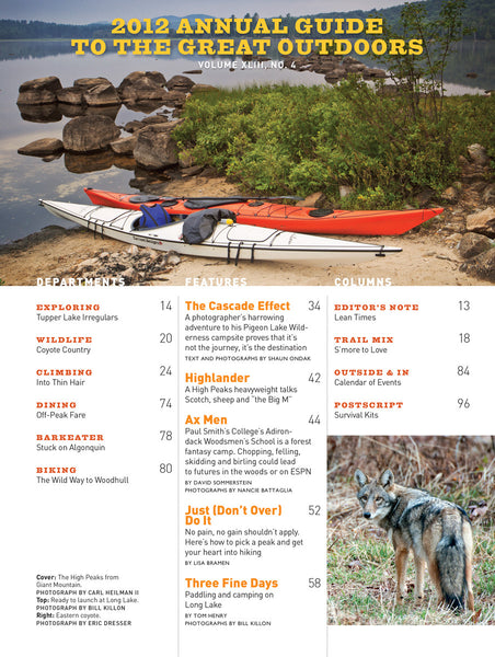 Adirondack Life Back Issues - Annual Guide 2012