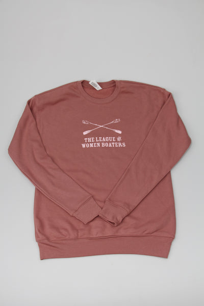 Mauve League of Women Boaters Sweatshirt